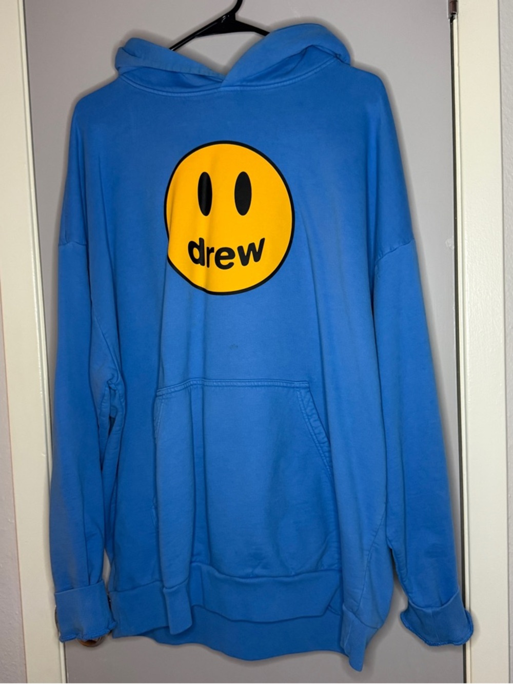 drew house blue mascot hoodie